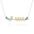 Abiding Natural Gemstone Animal Pendant Custom Accept 925 Sterling Silver Women Necklace  Factory Outlet Fine Jewelry