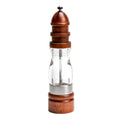 Wood Pepper Grinder Mill Manual Salt and Pepper Mills Refillable with Visible Window Pepper Shakers Salt Mill