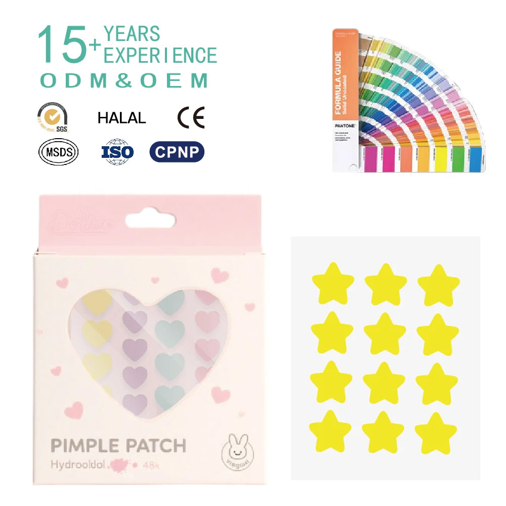 12Pcs Yellow Star Acne Patches In-Stock Flash Sale Gentle Acne Healing