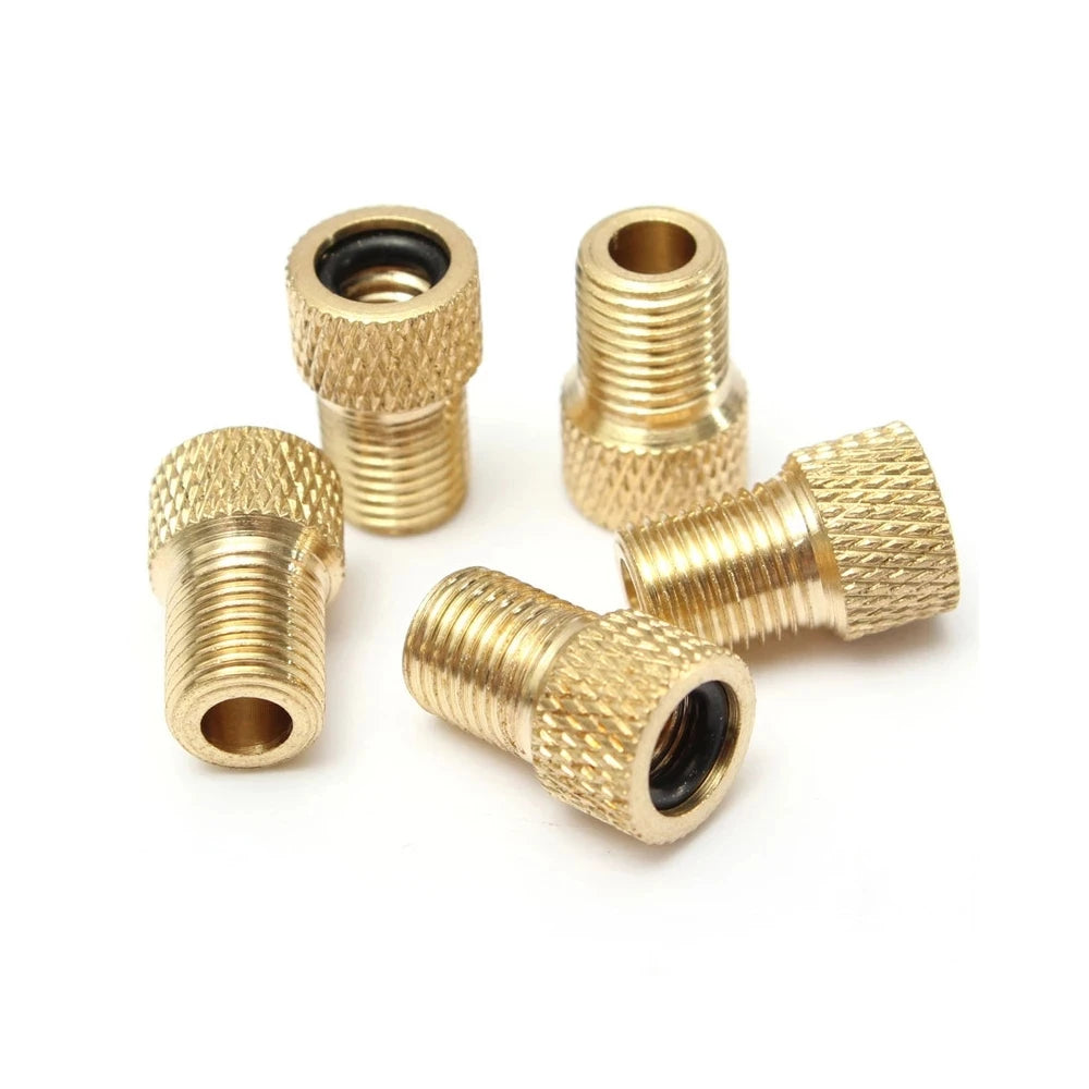 Copper Valve Adaptor Pump Presta Schrader Wheel Gas Nozzle Tube Tool Bicycle Accessories for Bike