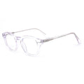 JS60006 Wholesale Fashion clear Oval Acetate Frame Optical Glasses