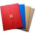 Certificate CoverTrifold Certificate Holder FolderA4 Size Certificate Folder Trifold Diploma Cover With Square Button