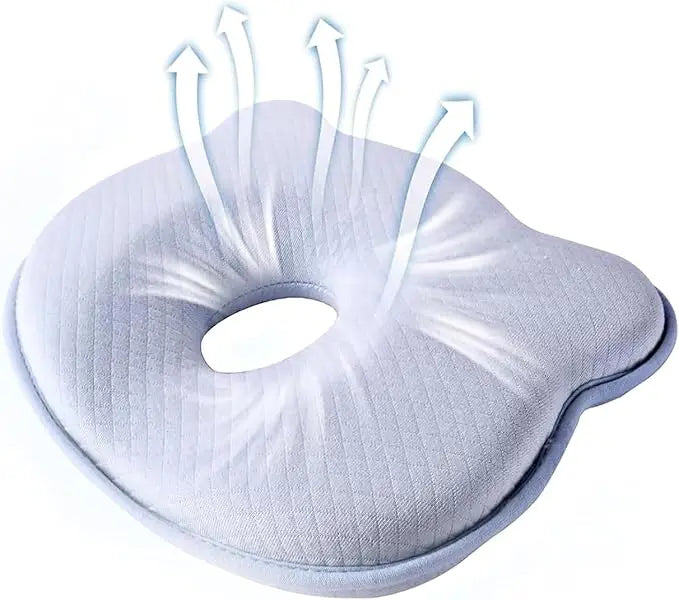 Wholesale Free Sample Memory Sponge Pillow EASY CARE MACHINE WASHABLE Bear Round Design for Multiple Sleep Styles Nursing Pillow