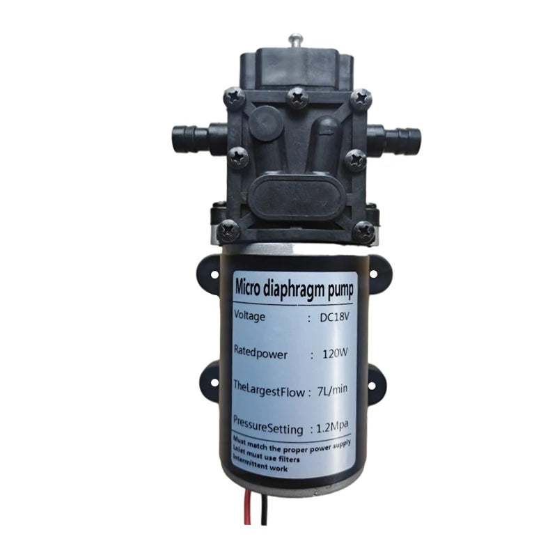 Multifunctional Brueshless Dc Moter Vaccum Diaphragm Vacuum Valve 100 Psi Water Pump 12V for Workshop