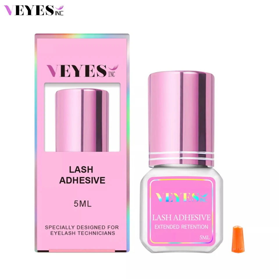 Veyes Inc Fast Drying Eyelash Extensions Glue Low 7 Weeks Retention Volume Lash Adhesive Makeup Tools 5 Days Free Private Label