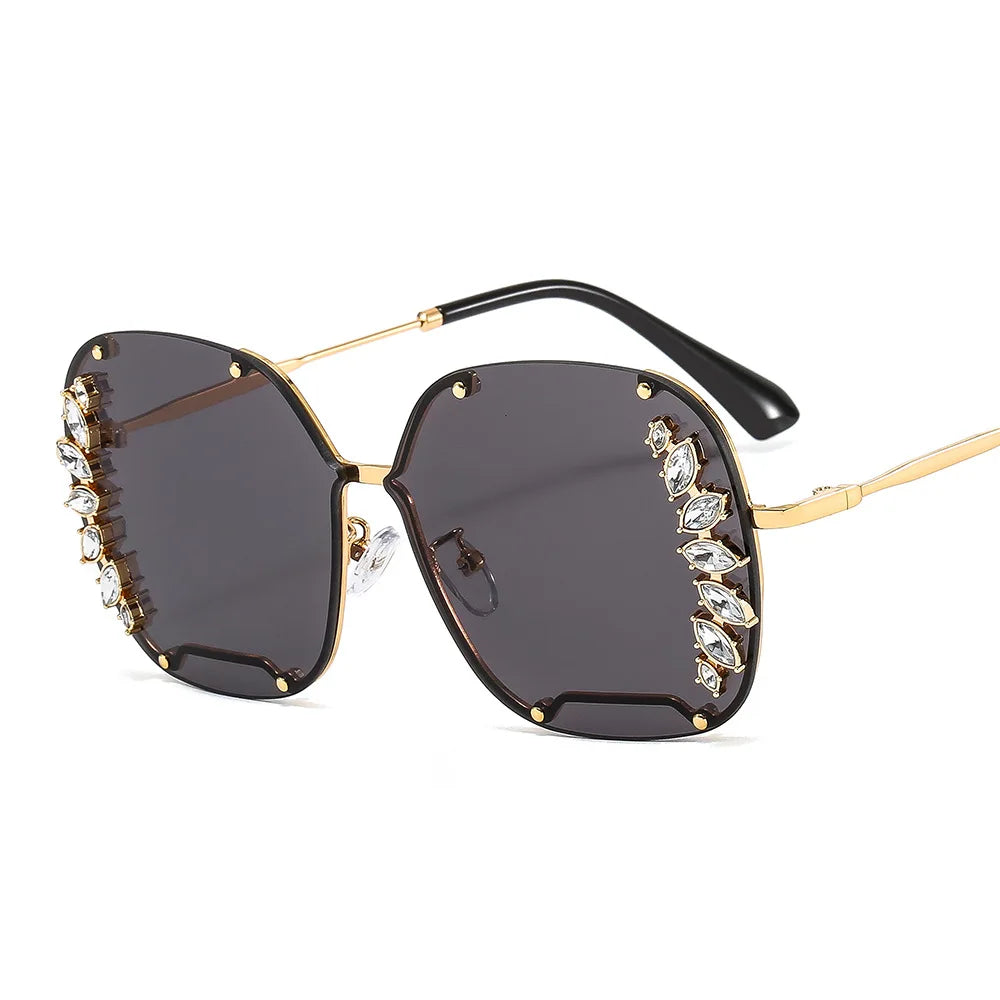 Wholesale Oversized Sun Glasseswith Diamonds Mommy Sunglasses polarized Clip on Photochromic Polarized Sunglasses Women