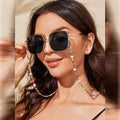 Eyeglass Chains Sunglasses Necklace Metal Glasses Chain Eyewears Cord Holder Anti-slip Chain Glasses Lanyard