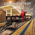High Efficiency Alluvial Gold Mining Washing Plant Drum Fine Gold Sluice Box Mining Machine Sieving Machine for Gold Mine