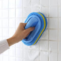 Handle Cleaning Brush Sponge for Kitchen and Bathroom Tile Cleaning Thickened Plastic Wire Pot Pool Brush Hand Agent Purchasing