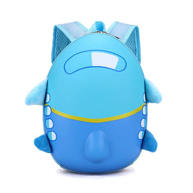 Customized LOGO Waterproof Comfortable Lovely Cartoon Small SBR Plane Backpack Daily Life Early Education Kindergarten Bag for