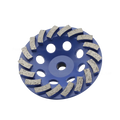 5 4 Inch 6mm Segments Turbo Hilty Diamond Cup Wheel Discs for Angle Grinder to Sanding the Concrete Floor