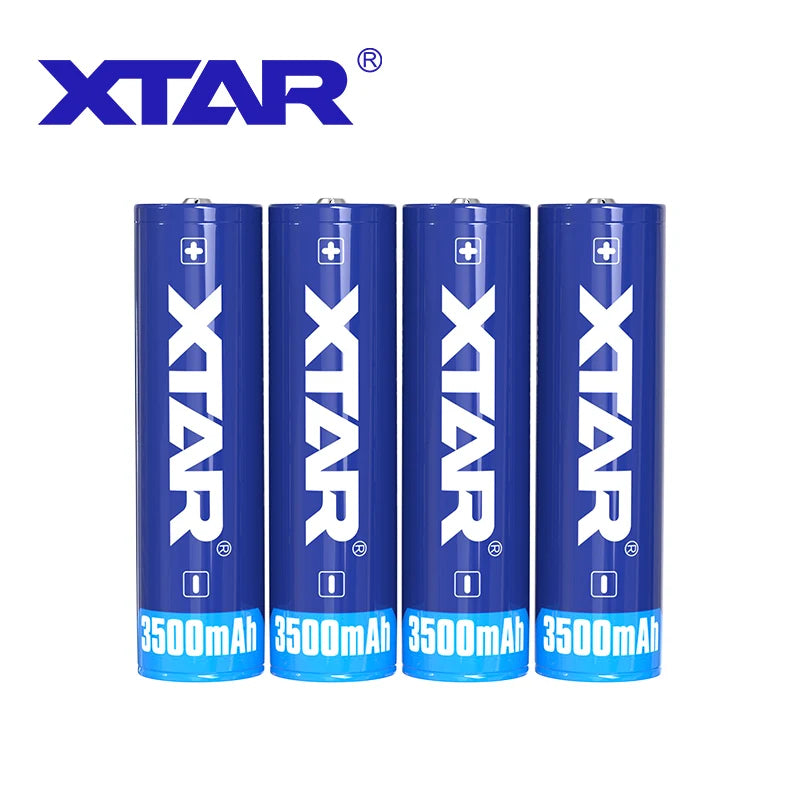 Xtar Original Manufacturer Customized Logo OEM Popular 3.6V Li Ion 18650 3500mah Rechargeable Li Ion Battery Cell