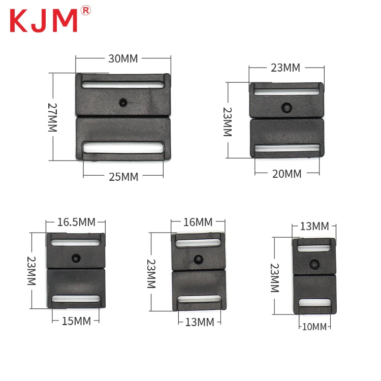 KJM Factory Black Pom Lanyard Accessory Webbing Nylon Connecting  Detachable Safety Clip Lock Breakaway Lanyard Plastic Buckle