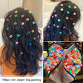 INS Mini 1CM Acrylic Hair Claw Clip Sweet Cartoon Style Hairpin Hair Grip for Babies and Kids