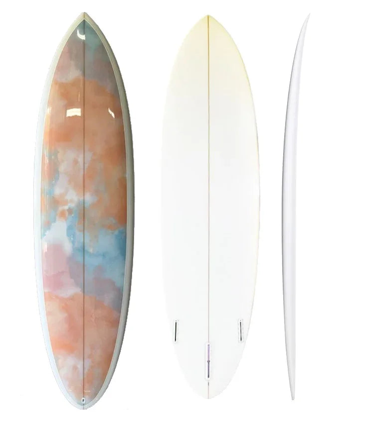 Colorful Classic Middle Length 6ft Surf Leash Longboard Surfboard for Sale
