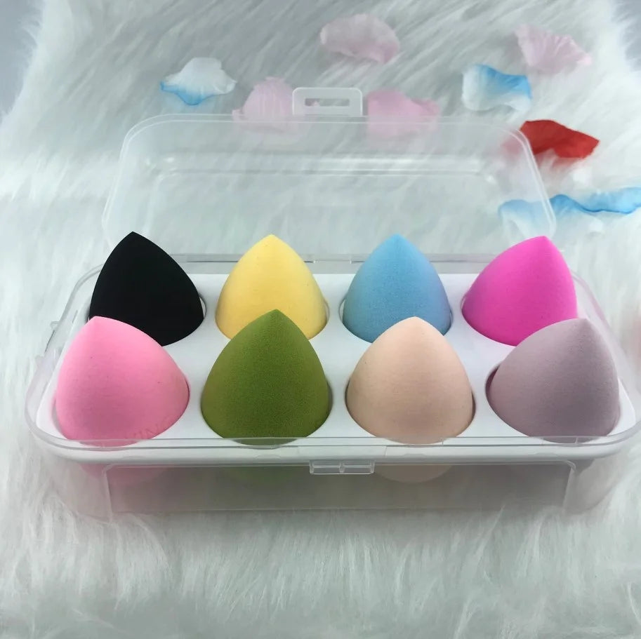 FLY Best Selling Latex Free Customized Color Beauty Sponge Set 40x60mm Washable for Face Foundation Cream