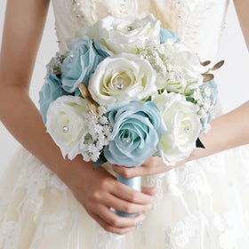 Morili Bridesmaids Holding Flowers Bridal Bouquet Wedding Bouquet MB16