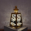 Islamic Arabic Figurines Middle Metal Crafts Muslim Eid Mubarak Ramadan Kareem Products Decor Gift Boxes Ramadan Decorations