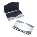 Novelty Business ID Credit Card Holder Wallets Cover Wide Button Card Case Box Wholesale Fancy Metal Card Holder Stainless Steel