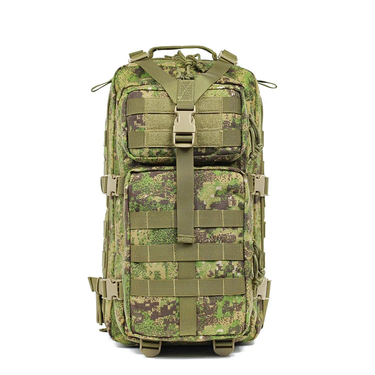 GAF 1000D Nylon 30L Waterproof Tactical Backpack with Zipper Closure and Polyester Lining for Camping
