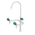 Triple Outlet/Way Water Faucet Deck Mounted Swing Gooseneck (Suitable for Large Ware Cleansing Combined with Sinks) WF-14