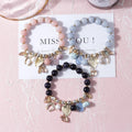 Women Bracelet Natural Jade Crystal Beads Charm Bracelet Lucky Bangle All-Match Elegant Girl Bracelet Jewelry