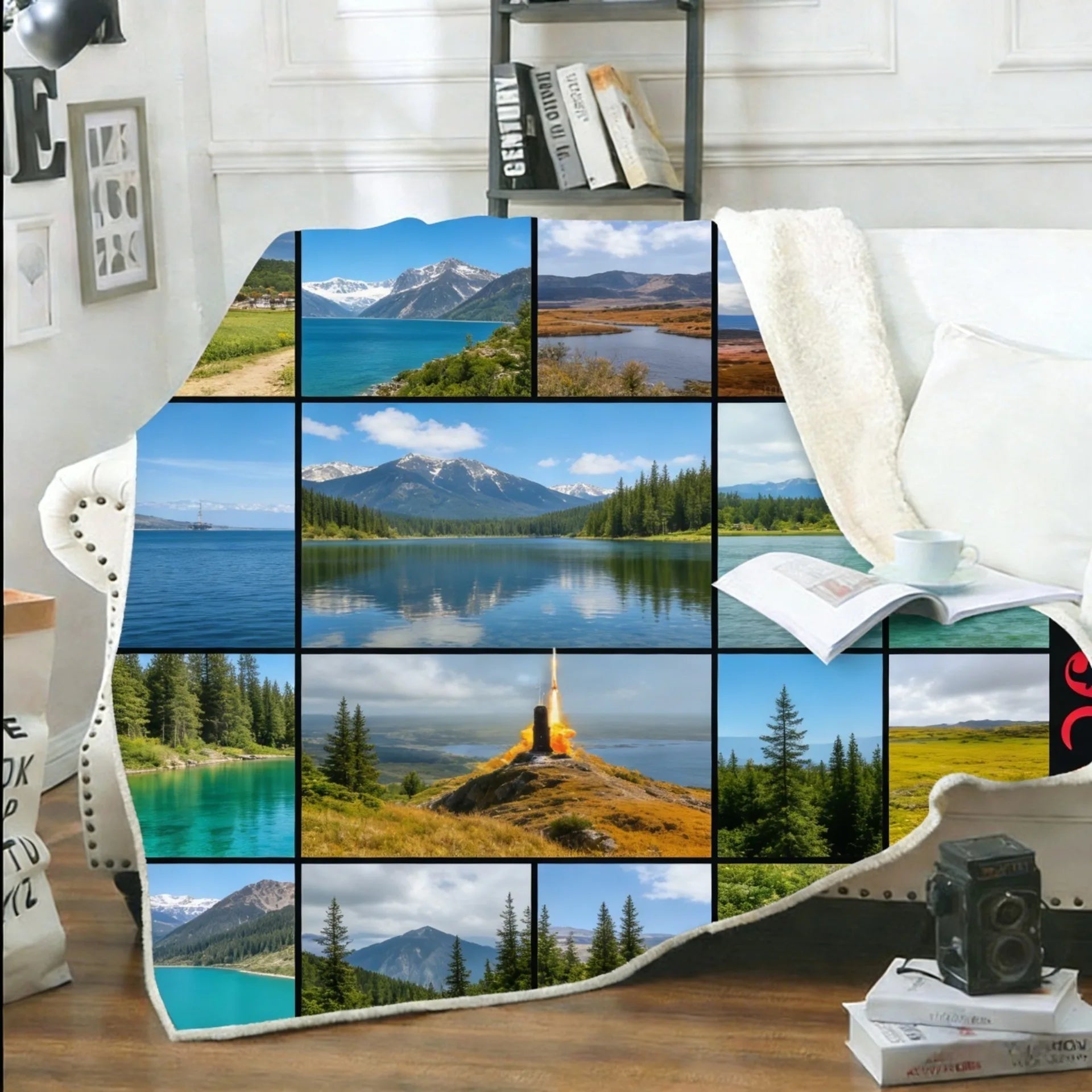 Wholesale Sublimation Blank Blankets Flannel Custom Printing Photo Sublimation Blanket