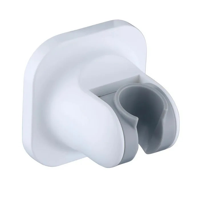 Fullrain R2610-W Modern Design Bathroom Accessories Plastic Shower Adjustable 3M Adhesive White Non Perforated Shower Holder