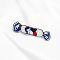 Custom Black Nickel Rabbit Candy Pet Lapel Pin Personalized Metal Model for Souvenir or Gift Animal Anime Plated Hard Enamel
