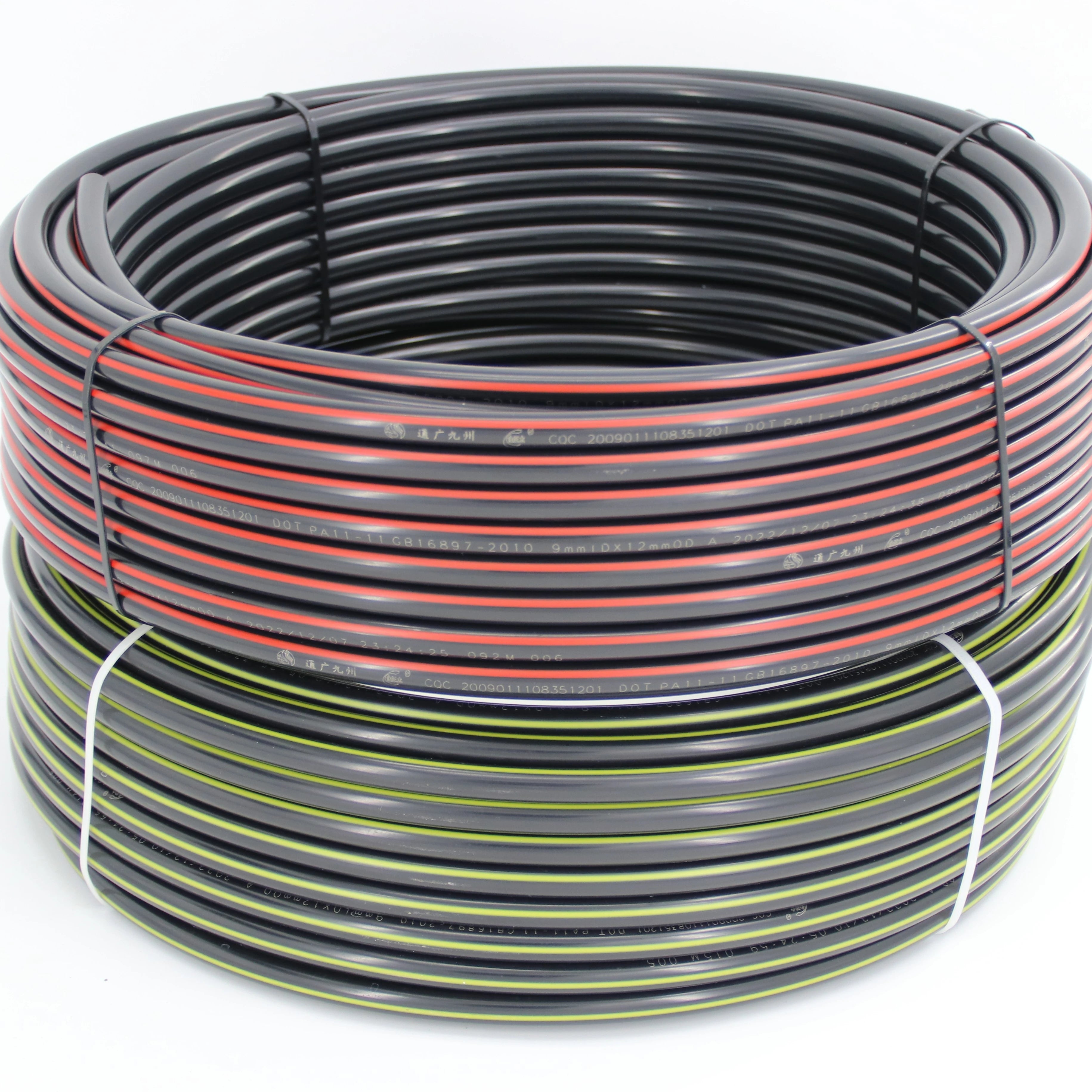 PA6 PA11 Flexible Plastic Nylon Hose Polyamide Tube PA Plastic Pipe 4*0.75/6*1/8*1/10*1.5/12*1.5/14*1.5 Pneumatic Air Pipe