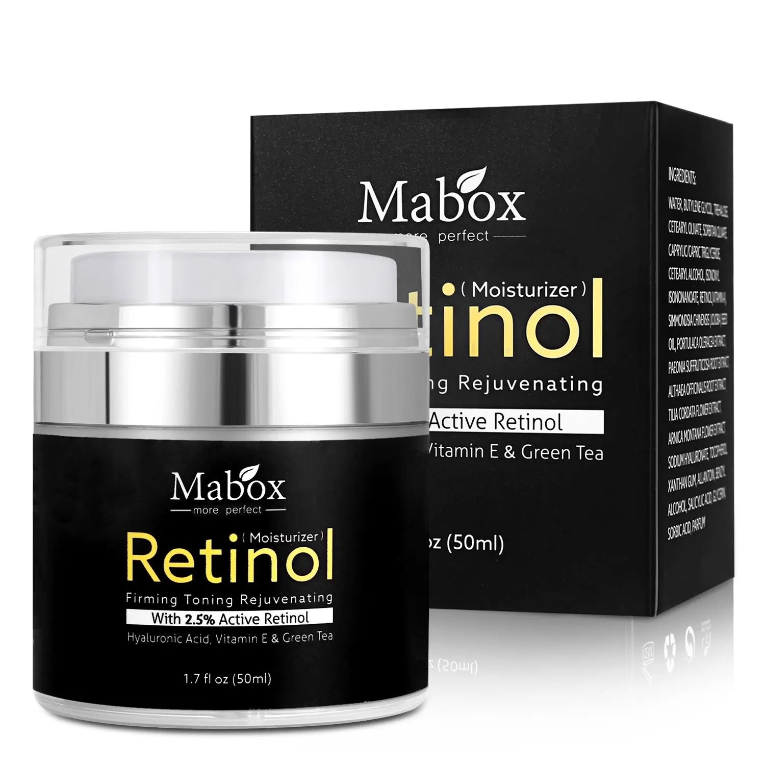 Mabox 2.5% Anti Aging Firming Wrinkle Whitening Moisturizer Vitamin E  Face Cream