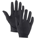 Lightweight Soft Breathable Eco-Friendly Black Cotton Stretchable Lining Working Gloves for Sports Daily Outdoor Use
