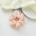 Women's Soft Satin Silk Elastic Hair Scrunchies Stylish Ponytail Holder for Hair Care Comfortable Hair Band