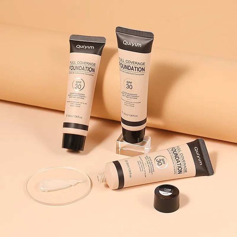 Best Selling Waterproof Long Lasting Not Sticky Full Coverage  Spf 30 Foundation