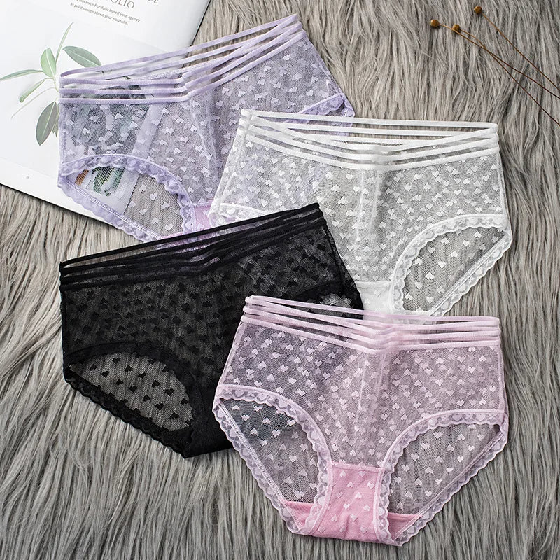 Wholesale Thread Female Briefs See Through Sexy Very Hot Lace Underwear Women Sexy Wear Transparent Panties Pics