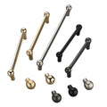 New Design Kitchen Cabinet Furniture Hardware Jaladeras Para Muebles Drawer Door Knobs Pulls Hollow Knurled Drawer Handles