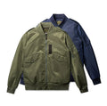 Fall Winter Jacket Coat Men's Navy Blue MA1 Flight Bomber Jacket American Retro Style Windproof Pilot Jacket Hot Supplier