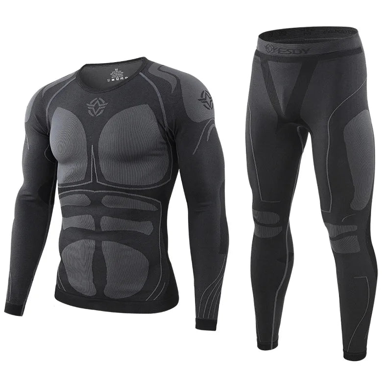Base Layer Winter Custom Wholesale Men Women Seamless Cycling Sports Tactical Long Johns Thermal Underwear Sets