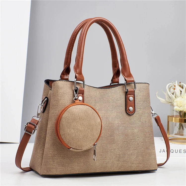 Brand New Name Model Pu Leather Large Trendy Designer Purses and Ladies Handbags Online