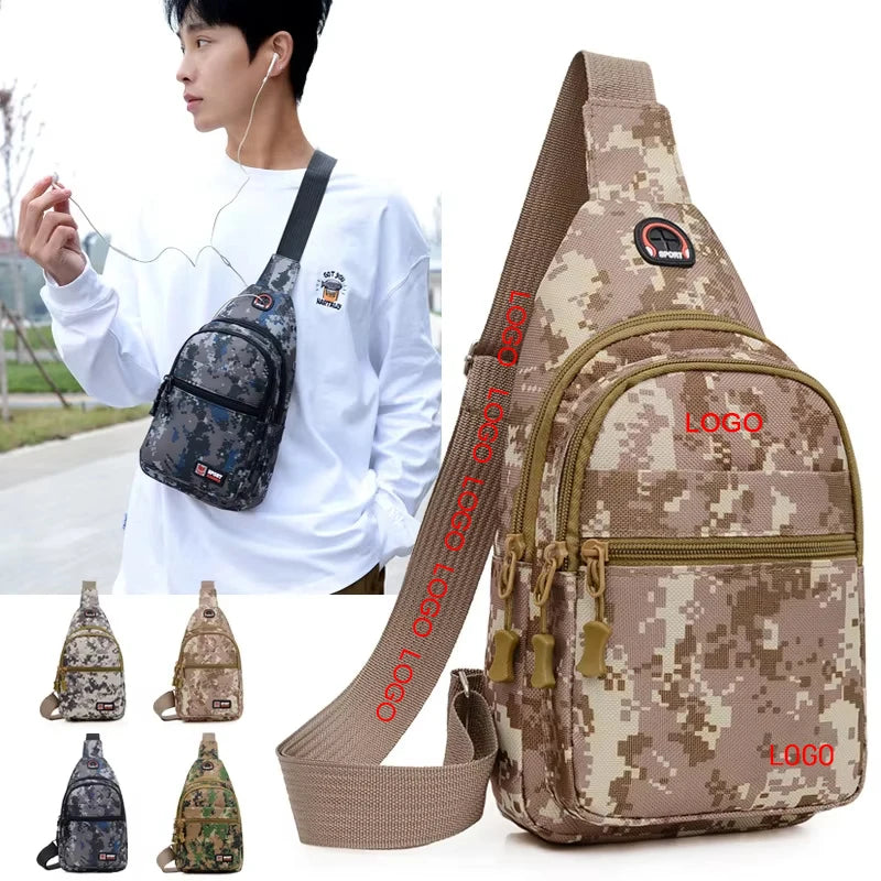 New Trend Nylon Tactical Waterproof Utility Outdoor Portable Crossbody Chest Bag Man Wholesale