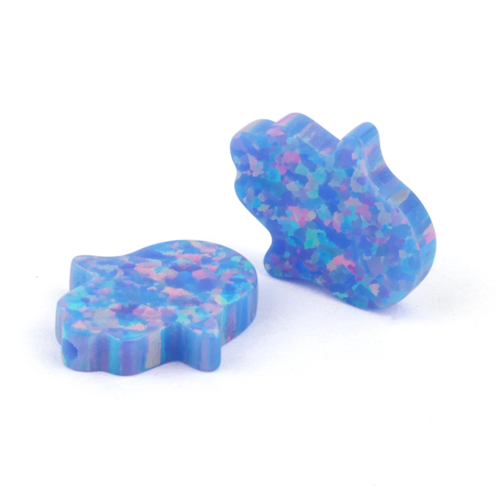 Zheng Yong Jewelry OP74 Hamsa Hand Opal Synthetic Opal Stone for Sale