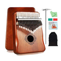 Kalimba 17 Keys Finger Piano With Tuning Hammer Portable Kalimba for Adults Kids and Beginners