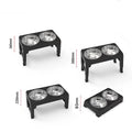Hot Selling  Multifunctional  Adjustable Stainless Steel Pet Double Food Bowl for Small Medium and Large Pet Dogs