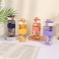 2023 New Trend Portable Outdoor Sports Water Bottle 550ml/700ml/900ml Plastic Drinking Water Bottle Straw Applicable for Travel