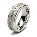 New Design Fashion Jewelry Stainless Steel Ring With Zircon 18K Gold Color Wedding Gift for Ladies