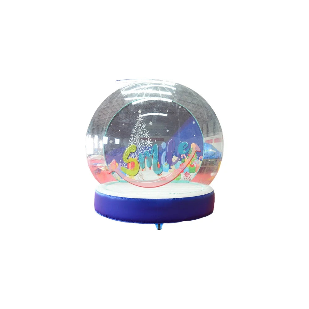 Factory Wholesale Price High Quality Airtight Giant Inflatable Christmas Snow Globe for Decoration