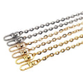 Meetee B-C119 High-grade Alloy Door Buckle Thin Shoulder Strap Handbag Accessories Underarm Messenger Brass Bag Chain