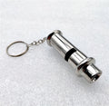 Wholesale Cheap Emergency Stainless Steel Metal Silver Train Whistle for Dogs with Customized Logo and Portable Design