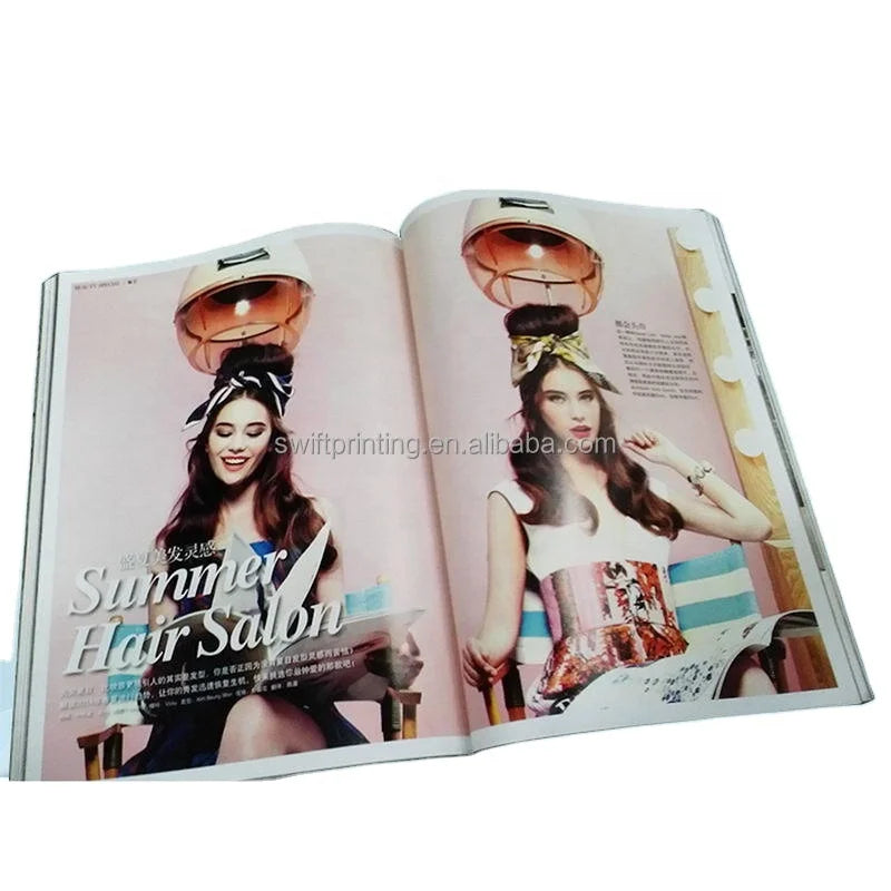 Customized Photo Cookbook Magazine Printing Hard Softcover Story Publishing Booklets Catalogues. Durable Cardboard Offset