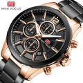 MINI FOCUS Mens Watches 2020 New Fashion Sport Watches for Man Top Clock Luxury Waterproof Quartz Multi Function Calendar Clock
